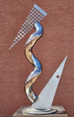 stainless steel sculpture
